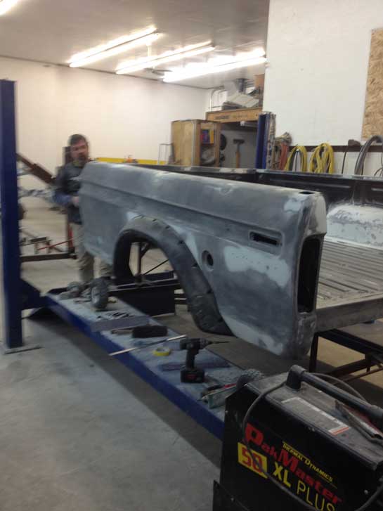 1976 Ford Highboy Bed Body Work 
