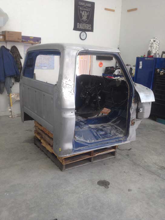 1976 Ford Cab, Blasted