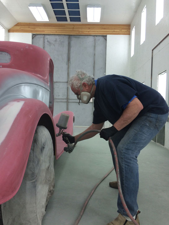 1934 Ford Coupe Bodywork 2