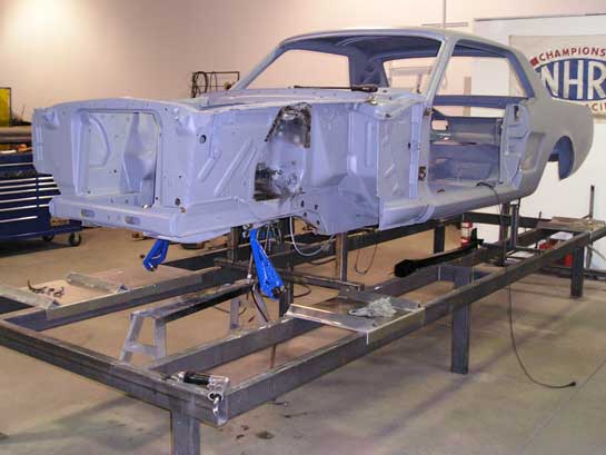 1966 mustang stripped